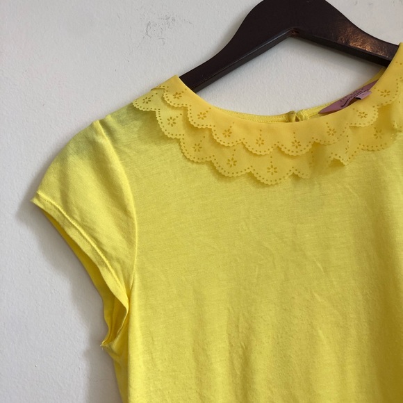• SOLD• Ted Baker Yellow Collared Blouse - Picture 2 of 5